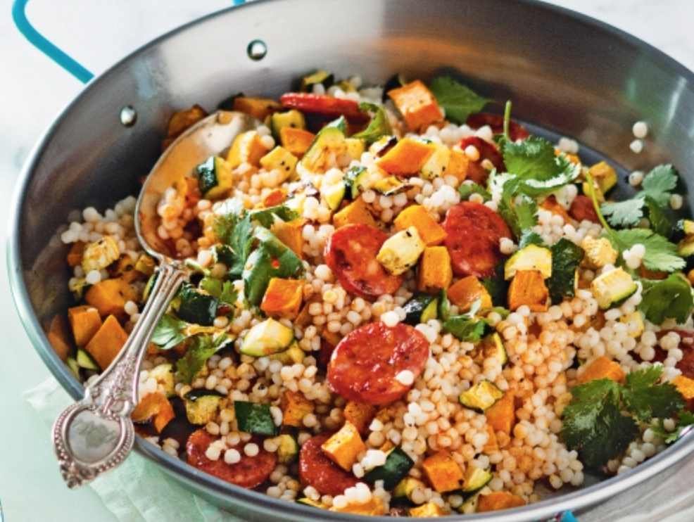 Israeli Couscous with Roasted Vegetables